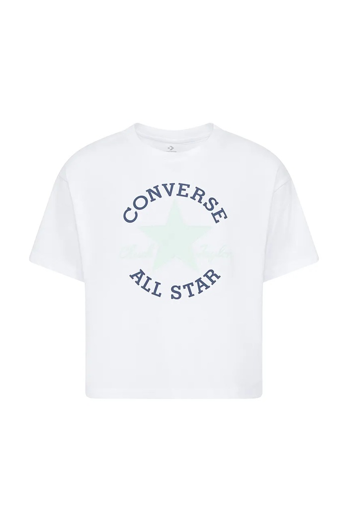 Детска тениска Converse овално сив 4CG896