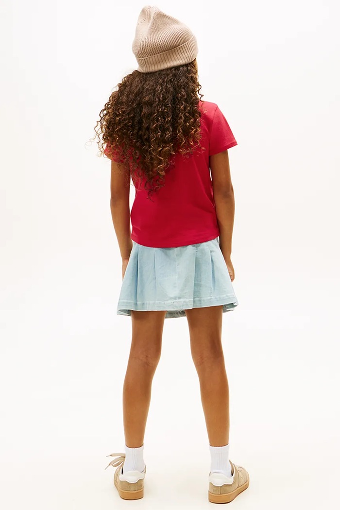 Tommy Hilfiger maglietta per bambini KG0KG08805.128.176.9BYA rosa