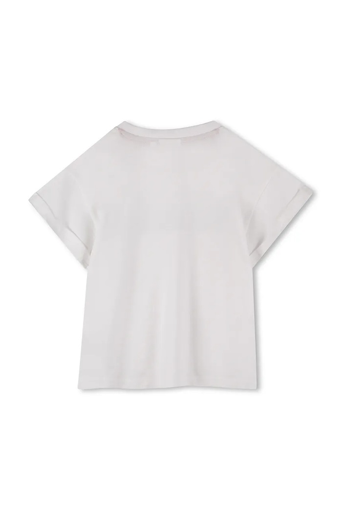 HUGO Tricou de bumbac pentru copii G00568.156.162 alb AW25
