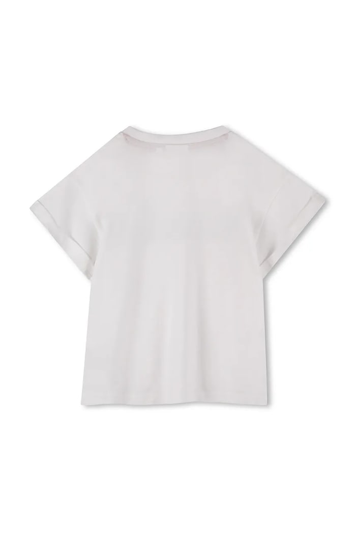HUGO Tricou de bumbac pentru copii G00568.156.162 alb AW25