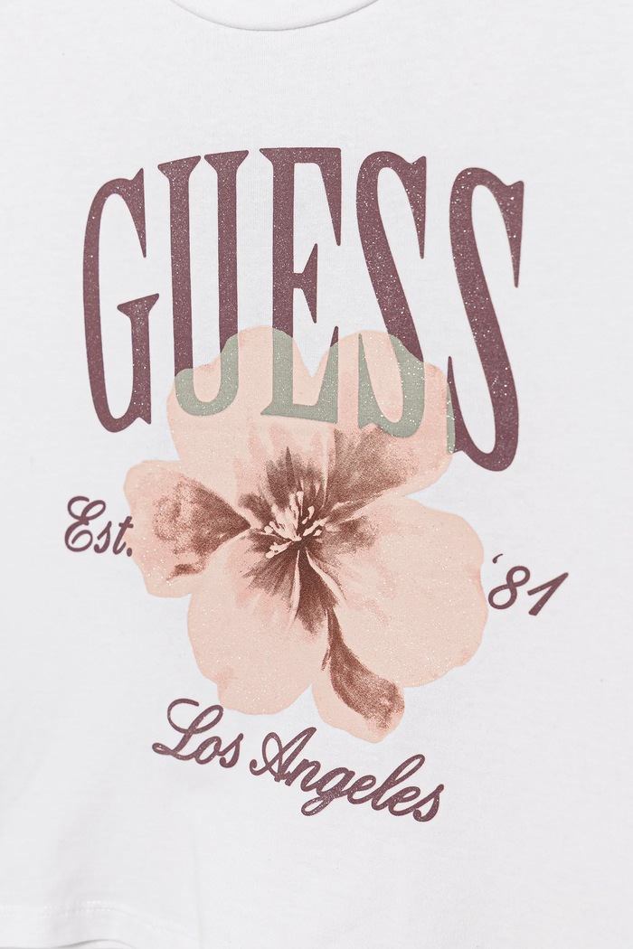 Dziewczynka Guess t-shirt dziecięcy J5BI32.J1314.9BYA biały