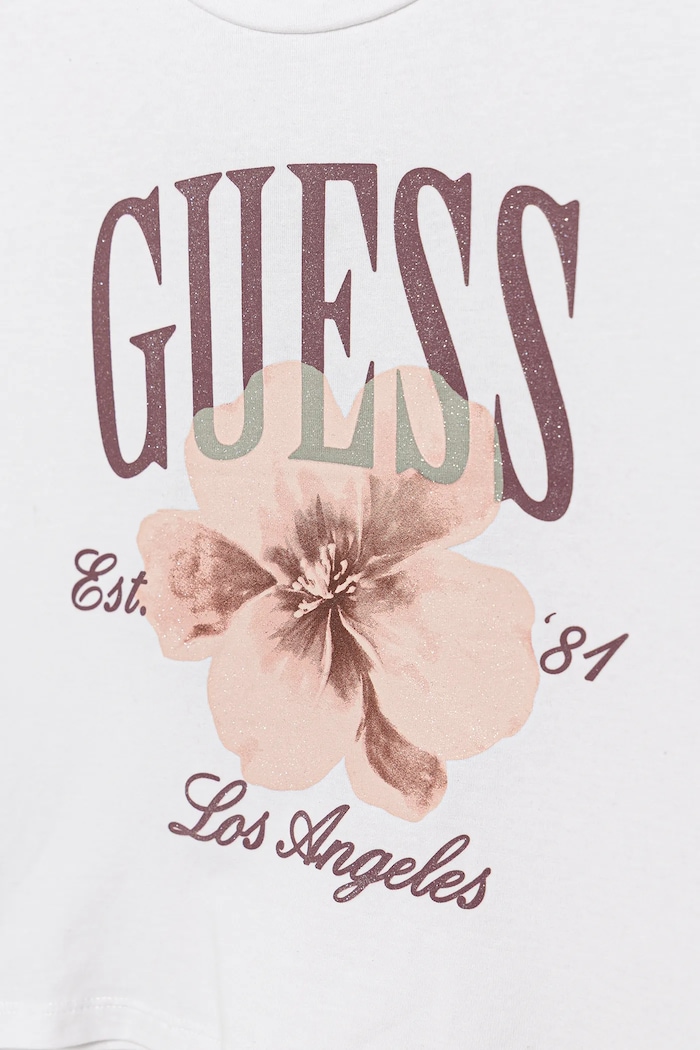 Dziewczynka Guess t-shirt dziecięcy J5BI32.J1314.9BYA biały
