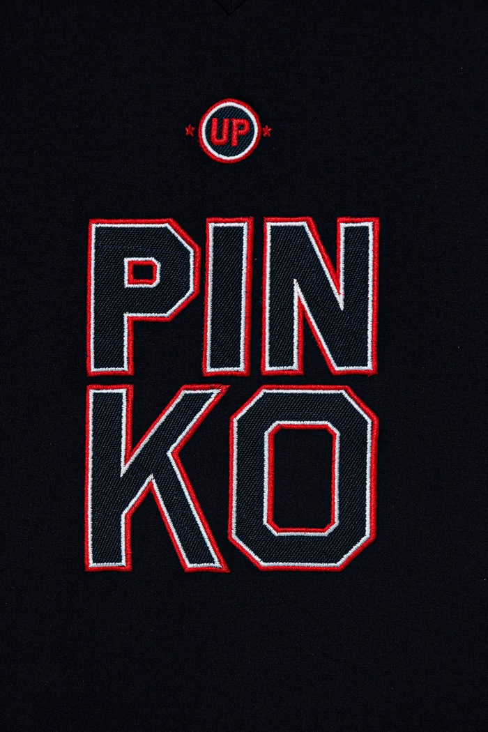 Момиче Детска тениска Pinko KFTS018.C.JT006 тъмносин
