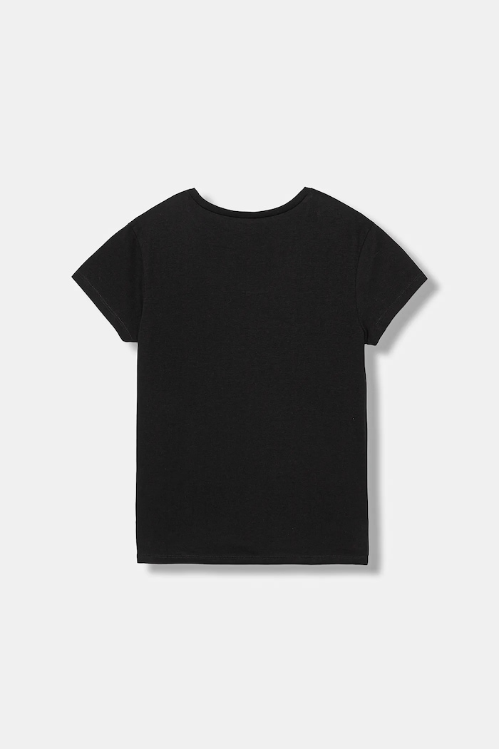 United Colors of Benetton t-shirt bawełniany dziecięcy 3I1XC10Q1.G.seasonal czarny AW25