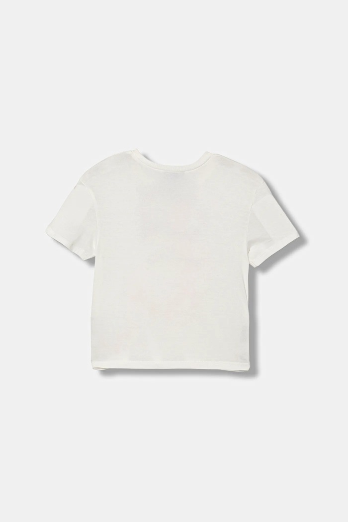 United Colors of Benetton t-shirt bawełniany dziecięcy 3X1SG10JV.P.seasonal biały AW25