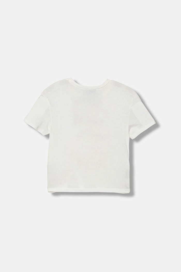 United Colors of Benetton t-shirt bawełniany dziecięcy 3X1SG10JV.P.seasonal biały AW25