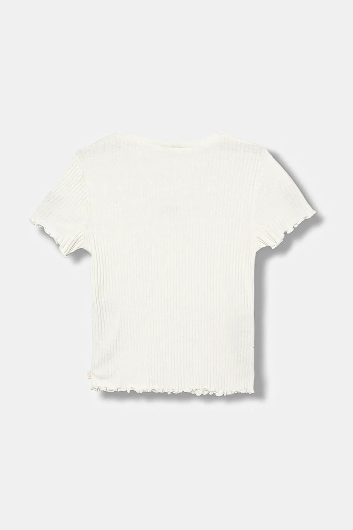 United Colors of Benetton t-shirt dziecięcy 3F1AC10N4.G.Season.9BYA biały AW25