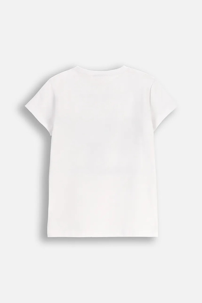 Coccodrillo t-shirt dziecięcy ZC5143201VGA biały AW25