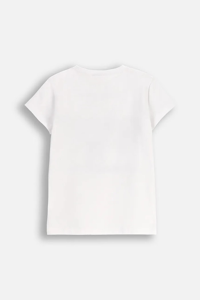 Coccodrillo t-shirt dziecięcy ZC5143201VGA biały AW25