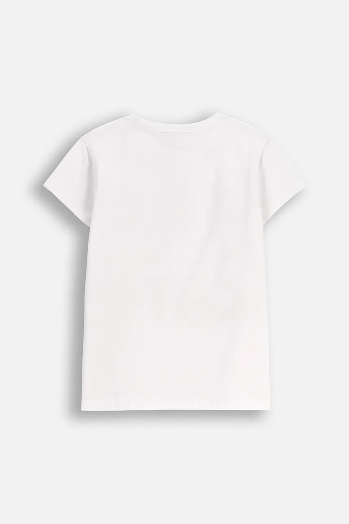 Coccodrillo t-shirt dziecięcy ZC5143234VGA biały AW25