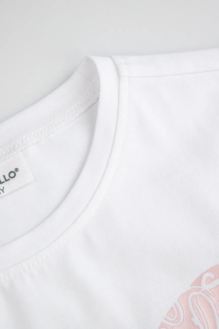 Dziewczynka Coccodrillo t-shirt dziecięcy ZC5143234VGA biały