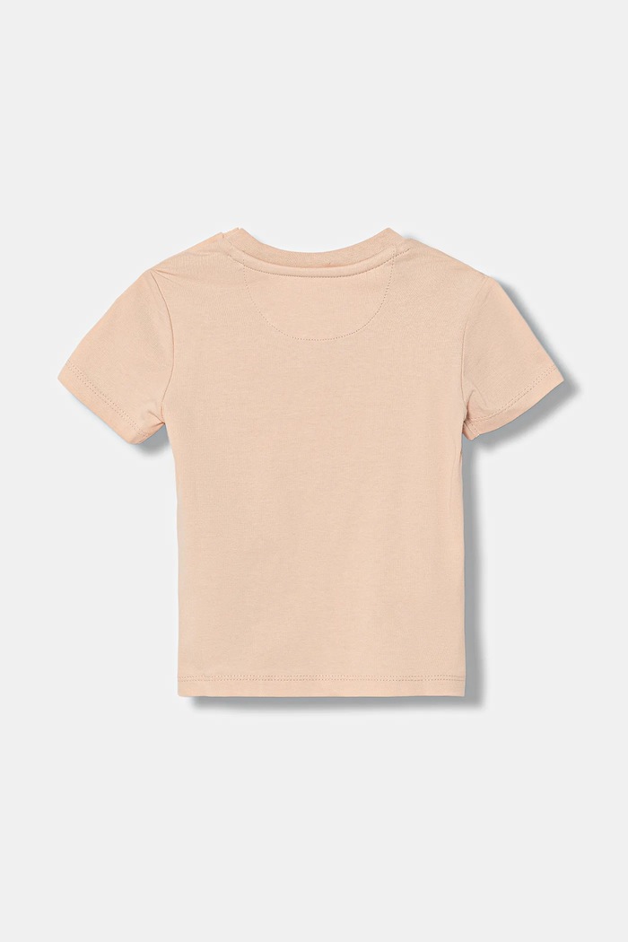 Calvin Klein Jeans t-shirt niemowlęcy IN0IN00001.9BYA pomarańczowy AW25