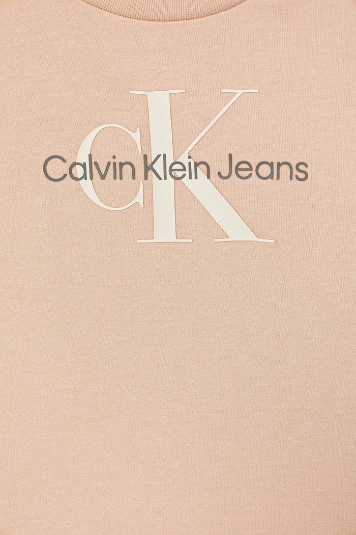 Chłopiec Calvin Klein Jeans t-shirt niemowlęcy IN0IN00001.9BYA pomarańczowy