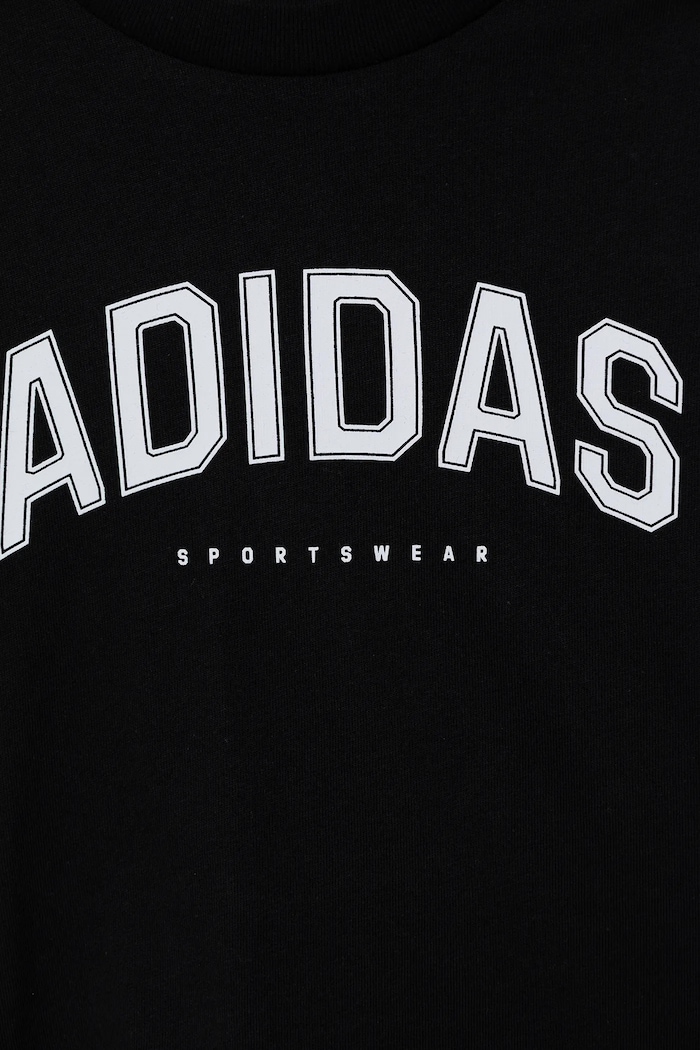 CHLAPEC Dětské bavlněné tričko adidas JL6139 černá