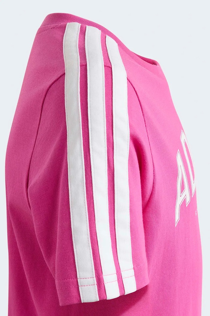 adidas t-shirt dziecięcy bawełniany KA9764 różowy