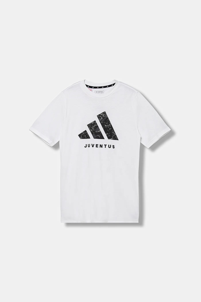 adidas Performance gyerek pamut póló JUVENTUS pamut fehér IT3849