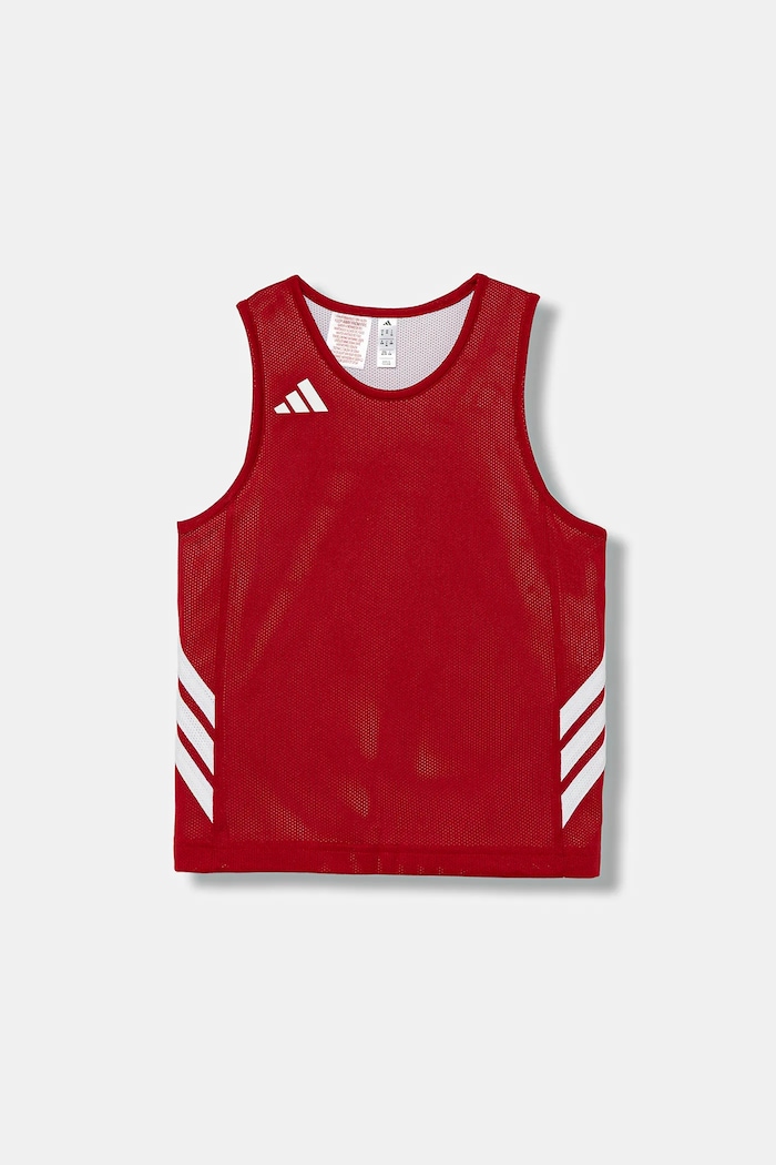 adidas Originals top dziecięcy aplikacja czerwony JM5138