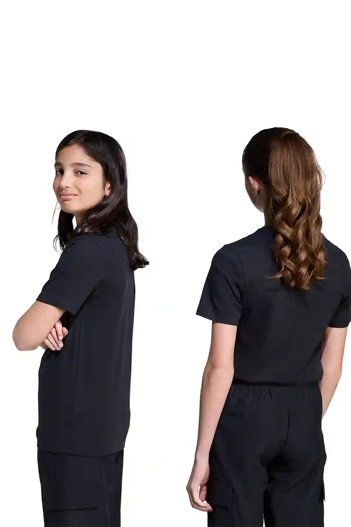 T-shirt bawełniany dziecięcy adidas czarny JV5192