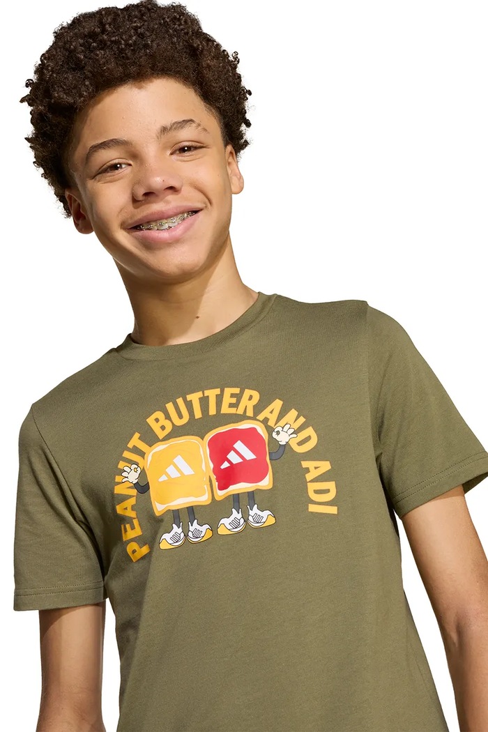 adidas t-shirt bawełniany dziecięcy JV5250