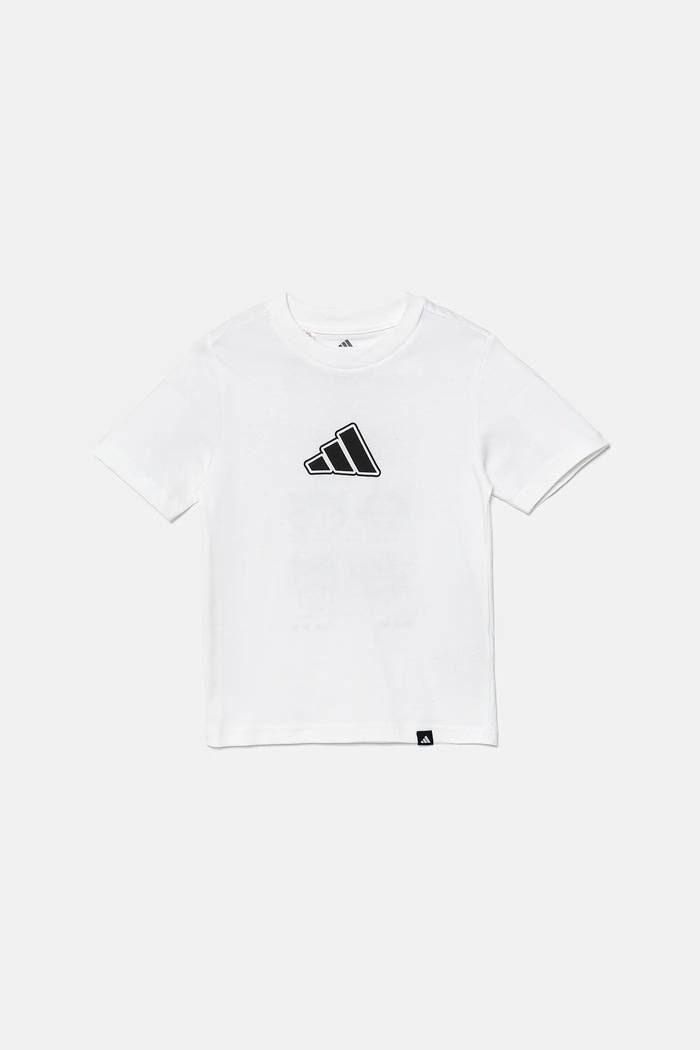 Κοριτσίστικα Παιδικό βαμβακερό μπλουζάκι adidas JV5255 λευκό