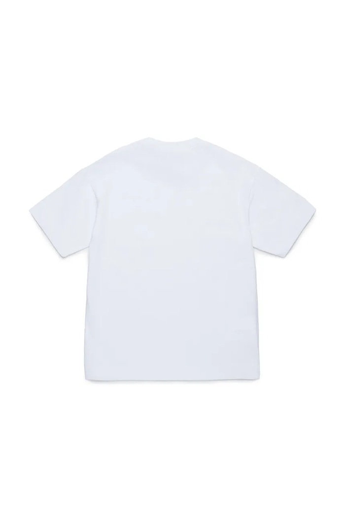 Marni T-shirt dziecięcy bawełniany MT272U T-SHIRT M01415 biały AW25