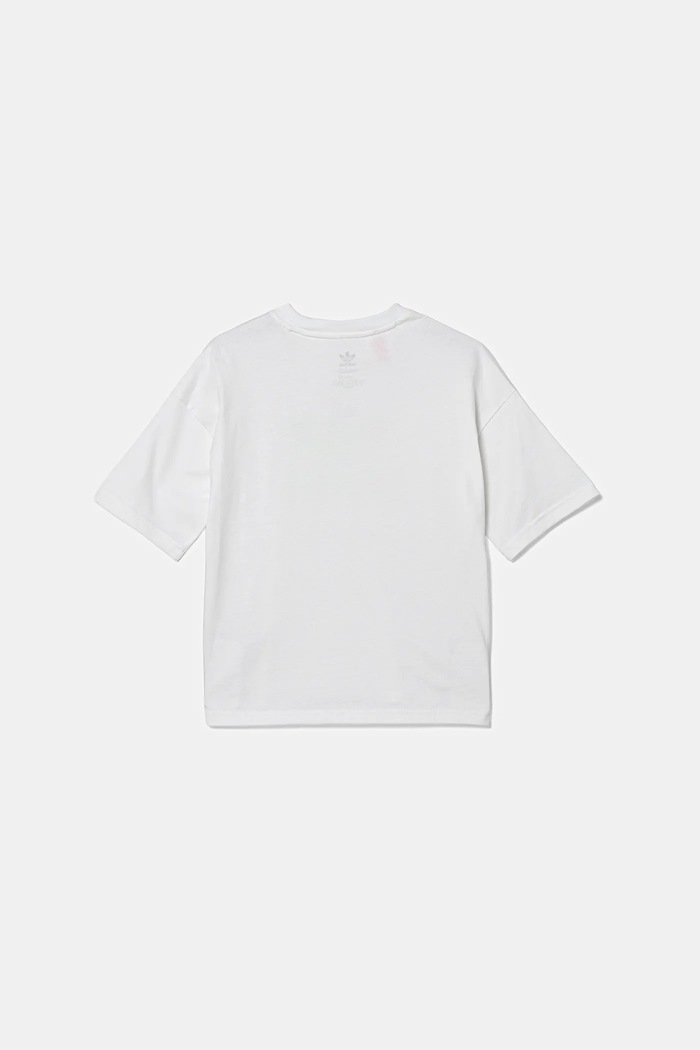Αγορίστικα adidas Originals Παιδικό βαμβακερό μπλουζάκι adidas Originals JV8555 λευκό