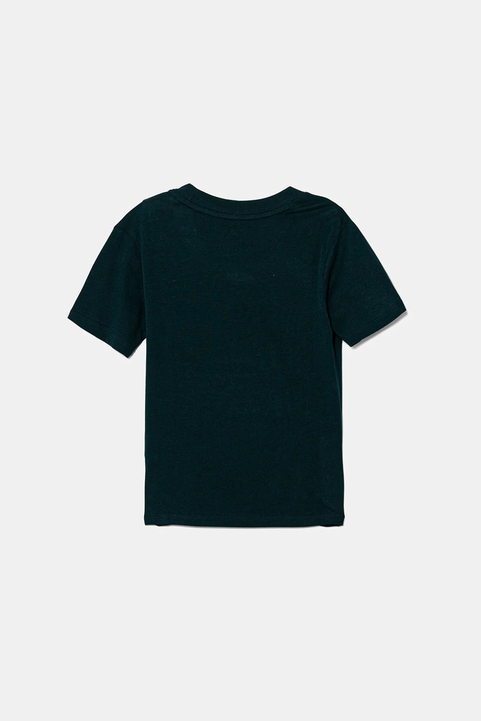 Chłopiec adidas t-shirt bawełniany dziecięcy JV9871 zielony