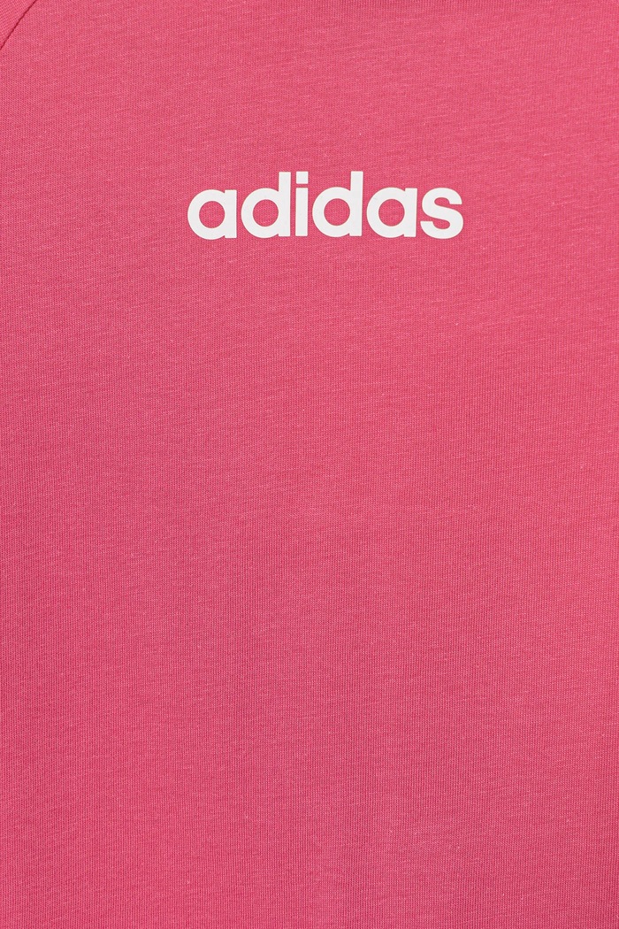 Detské bavlnené tričko adidas ružová JV9969