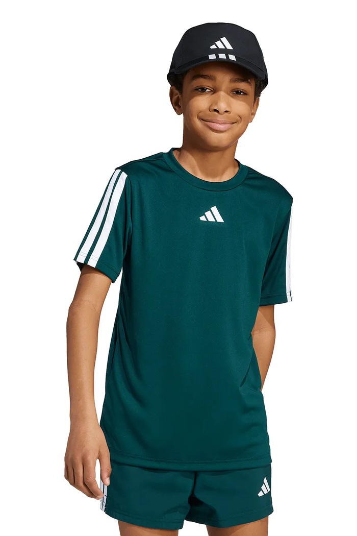 Παιδικό μπλουζάκι adidas πράσινο JW2527