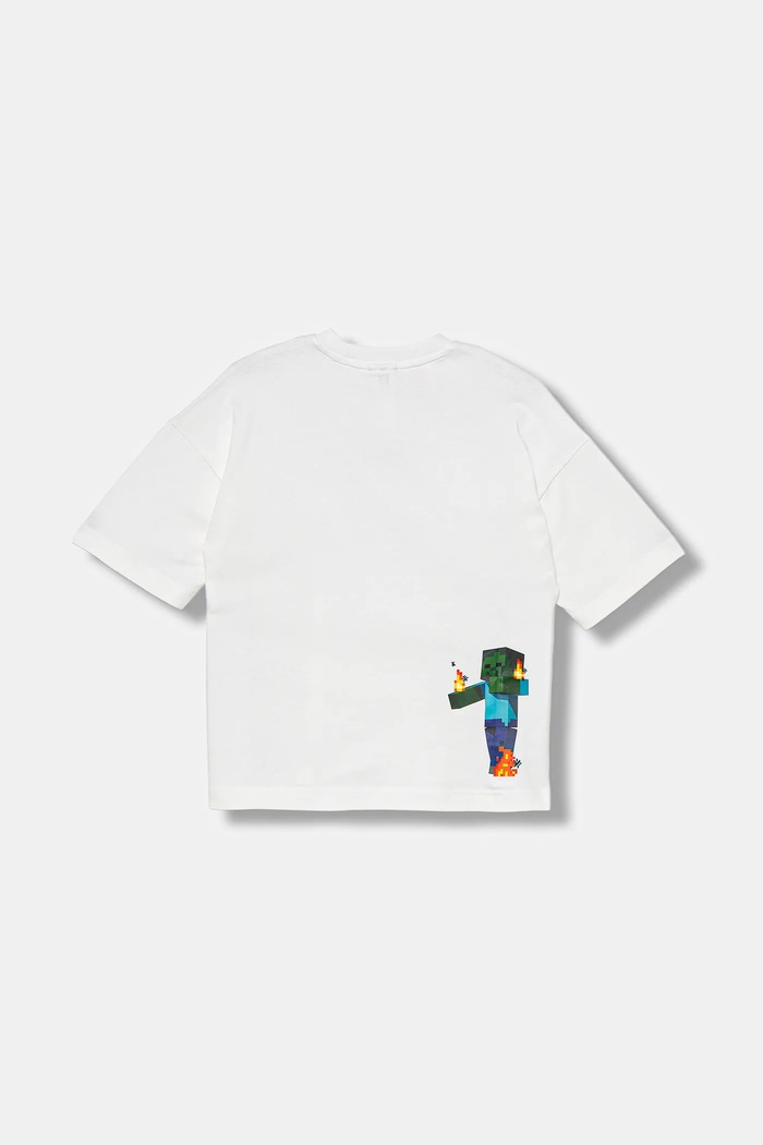 Детска памучна тениска adidas Originals JW5326 бежов AW25