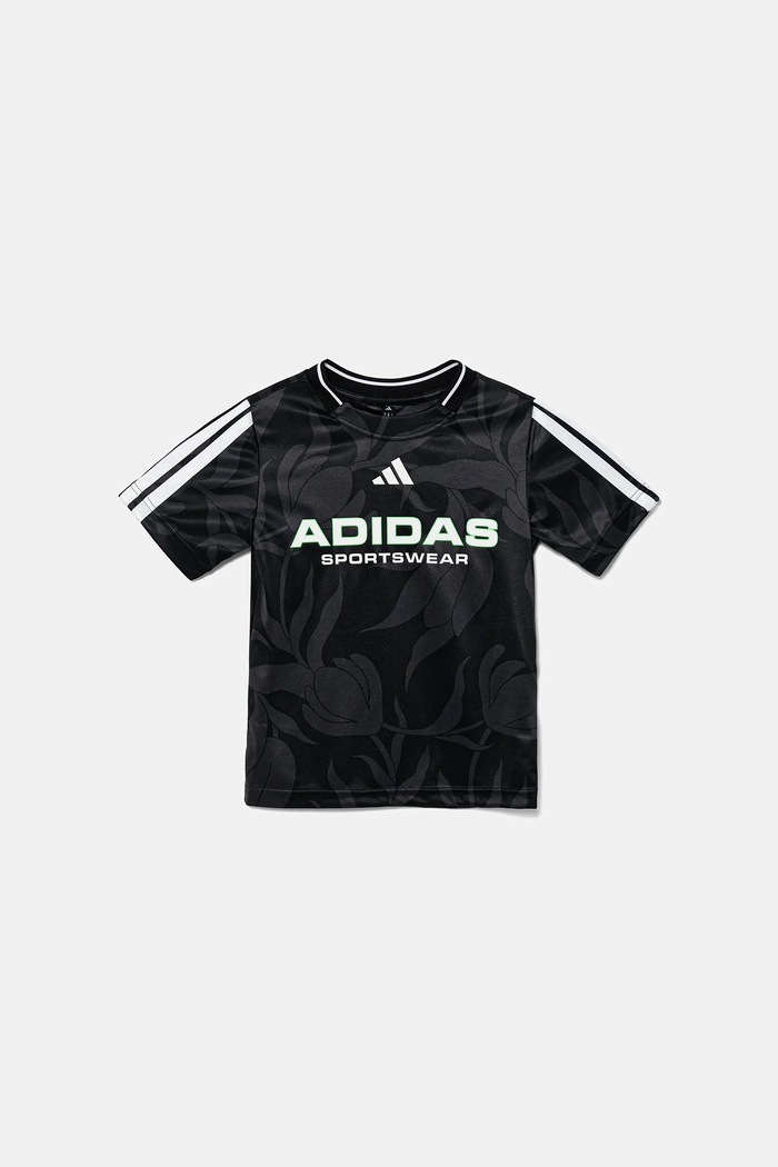 adidas t-shirt dziecięcy JW7451 czarny AW25