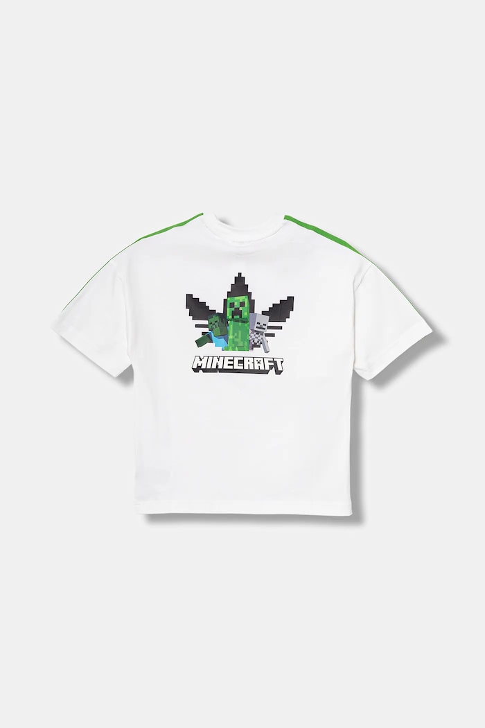 Detské bavlnené tričko adidas Originals JW7750 biela AW25