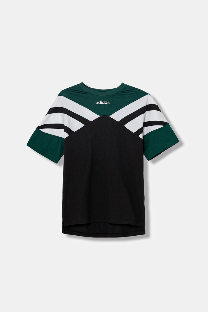 adidas Originals tricou de bumbac pentru copii JW9123 negru AW25