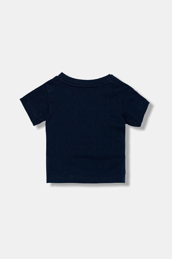 adidas Originals t-shirt bawełniany dziecięcy JX9003 granatowy AW25