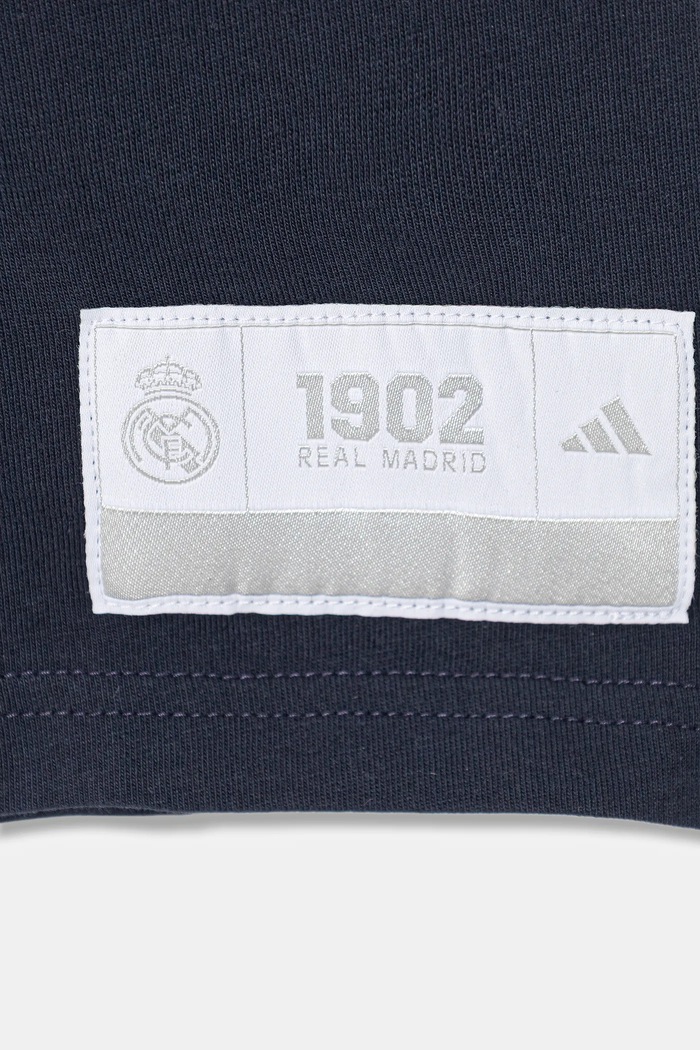 Detské bavlnené tričko adidas Performance REAL MADRID tmavomodrá JY0999