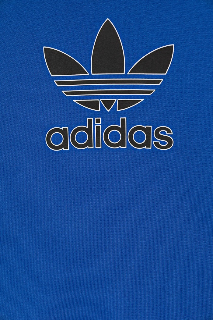 adidas Originals t-shirt bawełniany dziecięcy niebieski JY1138