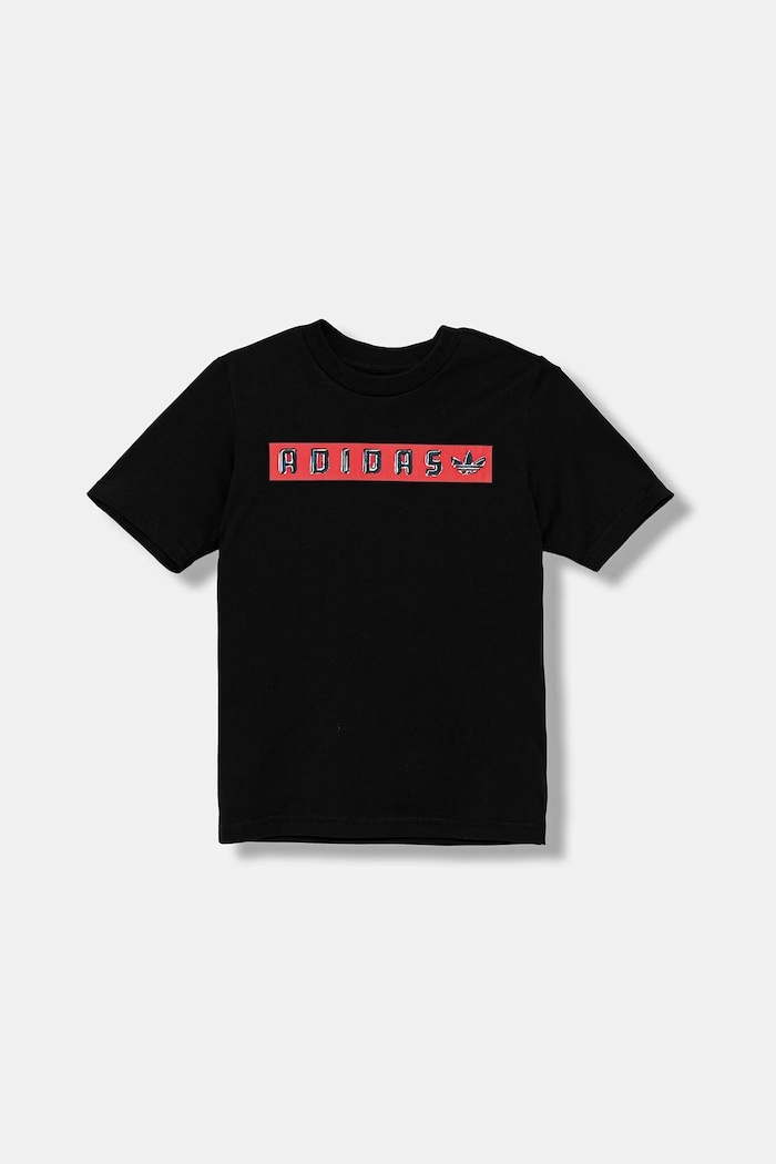 Chłopiec adidas Originals t-shirt bawełniany dziecięcy JY2822 czarny