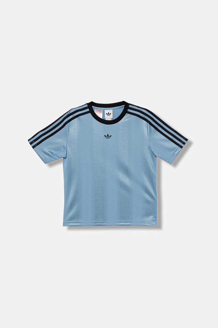 adidas Originals tricou copii JY3541 albastru AW25