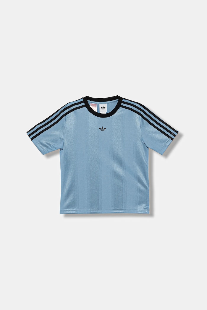 adidas Originals tricou copii JY3541 albastru AW25
