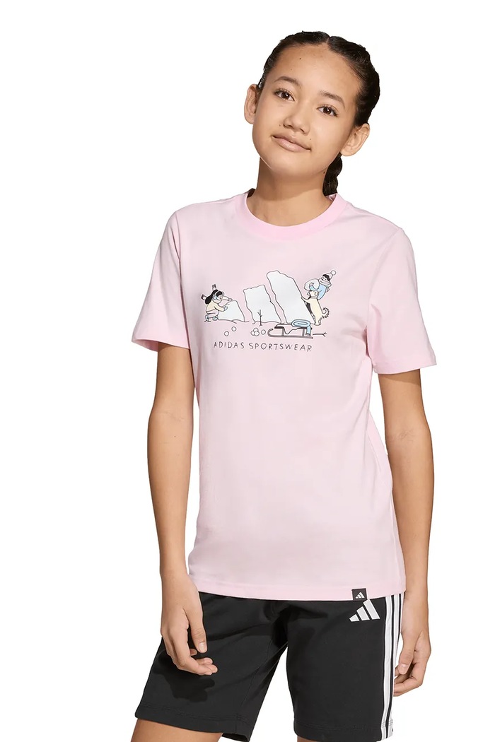 adidas T-shirt bawełniany dziecięcy JY4949