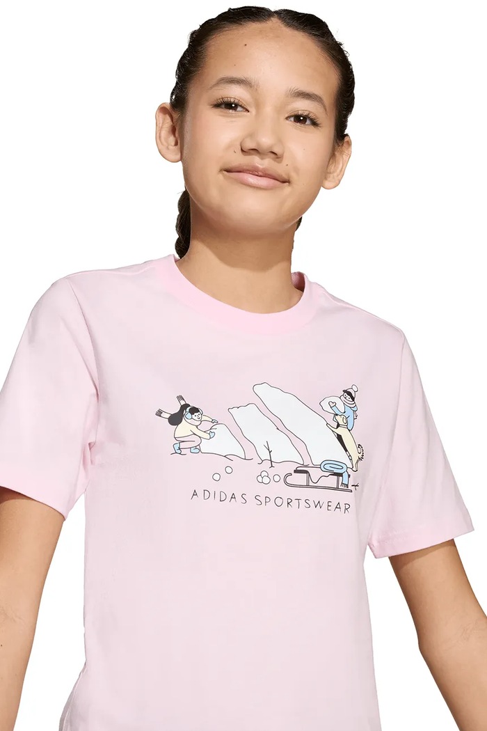 adidas T-shirt bawełniany dziecięcy JY4949