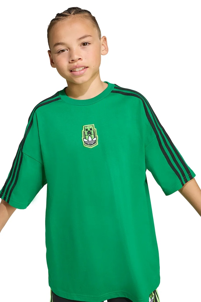 Detské bavlnené tričko adidas Originals MINECRAFT KD9829