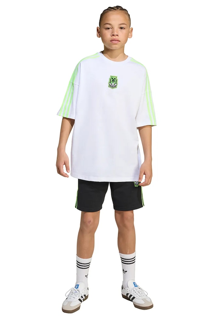 Detské bavlnené tričko adidas Originals MINECRAFT KD9830