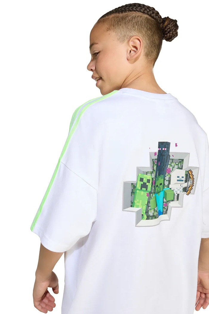 Detské bavlnené tričko adidas Originals MINECRAFT KD9830