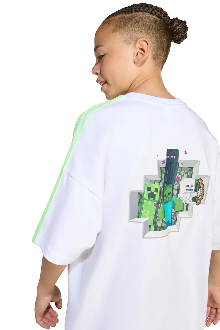 Detské bavlnené tričko adidas Originals MINECRAFT KD9830