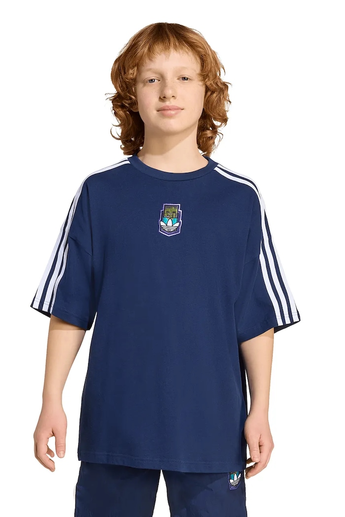 Detské bavlnené tričko adidas Originals MINECRAFT KD9831