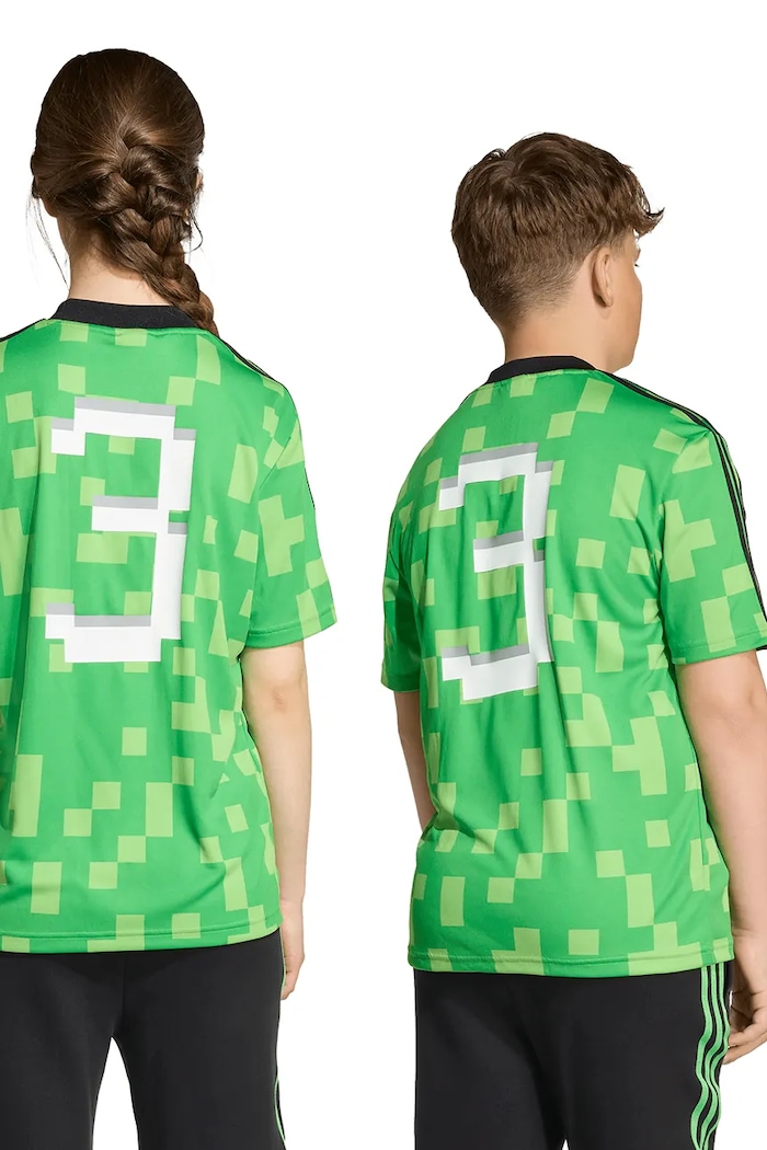 Detské tričko adidas Originals MINECRAFT KD9839 zelená