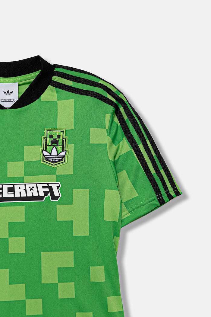 Detské tričko adidas Originals MINECRAFT zelená KD9839