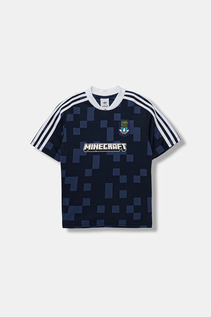 Detské tričko adidas Originals MINECRAFT KD9840 tmavomodrá AW25