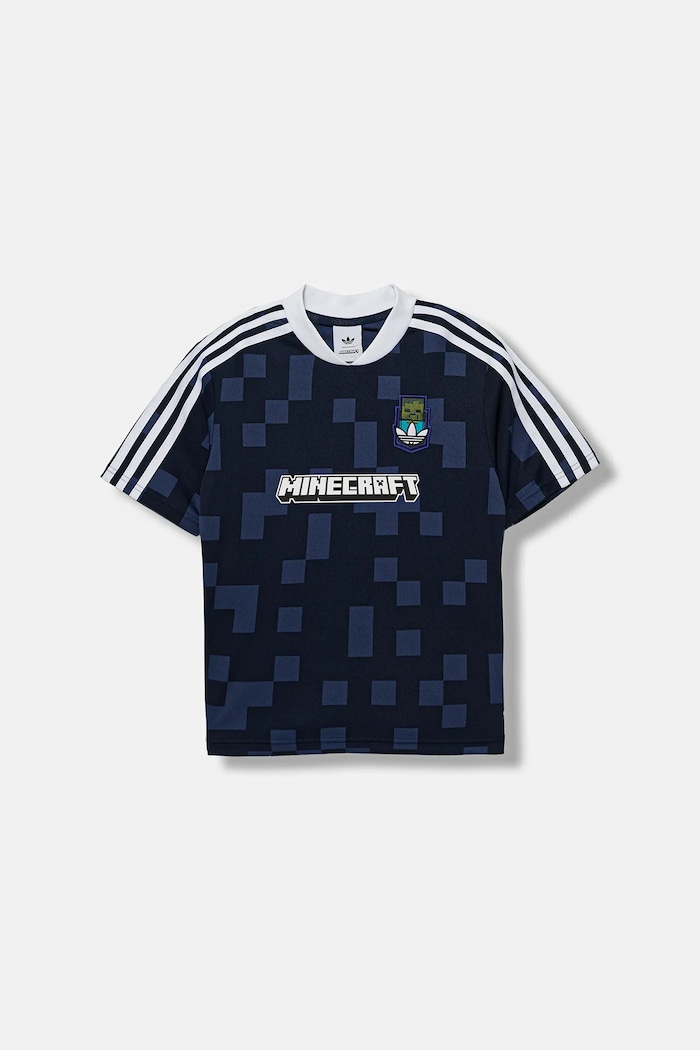 Detské tričko adidas Originals MINECRAFT KD9840 tmavomodrá AW25